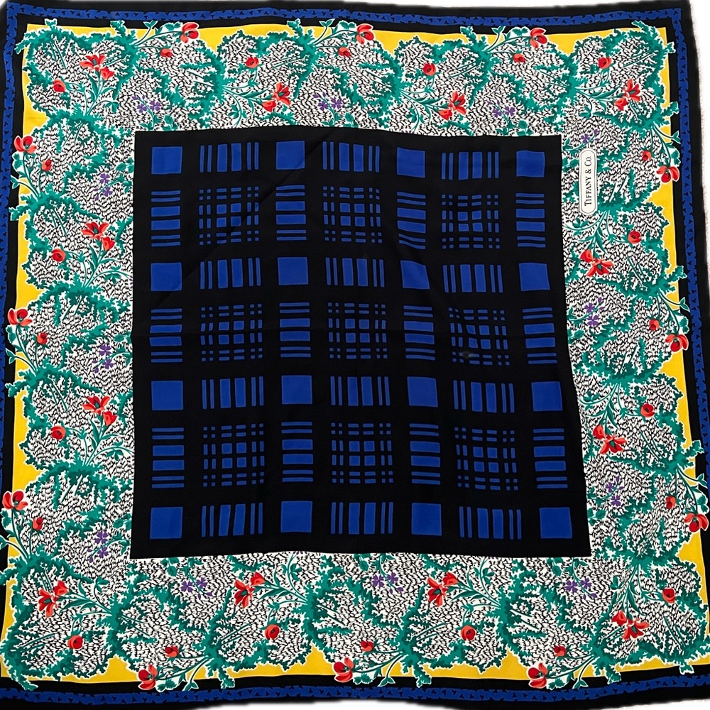 AUTHENTIC Tiffany&co silk scarf